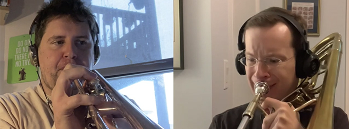 Image of Alec Wilder Brightly from 12 duets on Zoom.