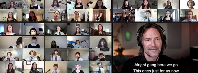 Image of Eric Whitacre Virtual Chorus.