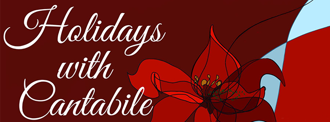 Image of Holidays with Cantabile event banner.