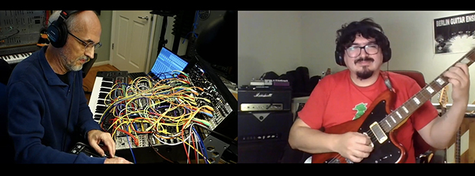 Image of CCRMA's Quarantine Session #25 performance.