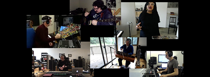 Image of CCRMA's Quarantine Session #43 performance.