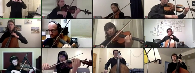 Image of Stanford Philharmonia Concert performance.