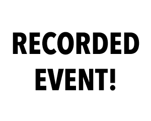 Image of Recorded Event! logo.