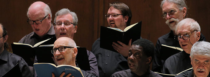 Photo of Berkeley's Community Chorus.