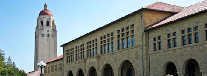 Photo of Stanford University campus.